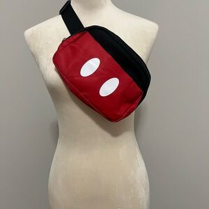 Mickey Mouse Disney travel bag Fanny pack cross body NWOT
